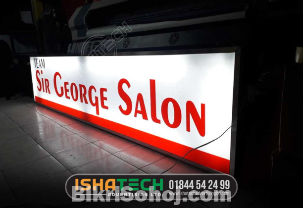 SS letter Steel Nameplate for Business Tower BD.